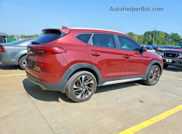 KM8J3CAL3LU112421 2020 HYUNDAI TUCSON Red Задня права чверть