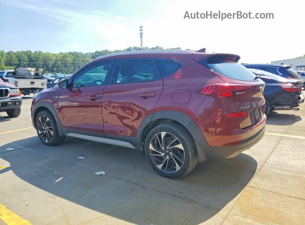 KM8J3CAL3LU112421 2020 HYUNDAI TUCSON Red Задня ліва чверть