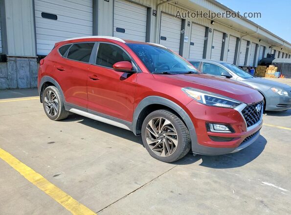 KM8J3CAL3LU112421 2020 HYUNDAI TUCSON Red Передня права чверть