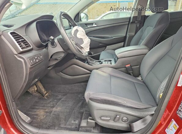 KM8J3CAL3LU202488 2020 HYUNDAI TUCSON Бордовый Вид салона спереди