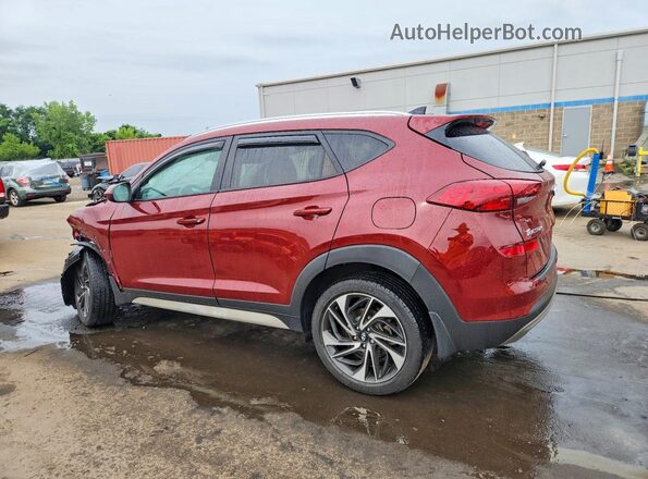 KM8J3CAL3LU202488 2020 HYUNDAI TUCSON Бордовый Задняя левая четверть
