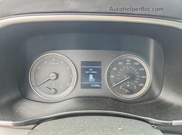 KM8J3CAL3LU202488 2020 HYUNDAI TUCSON Бордовый Вид щитка приборов