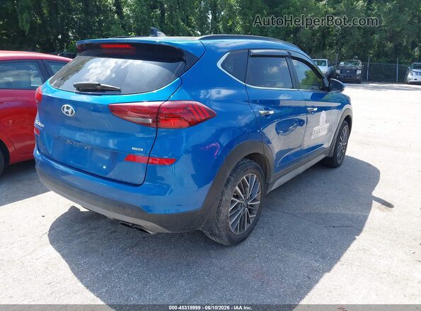KM8J3CAL5KU839719 2019 HYUNDAI TUCSON Blue უკანა მარჯვენა