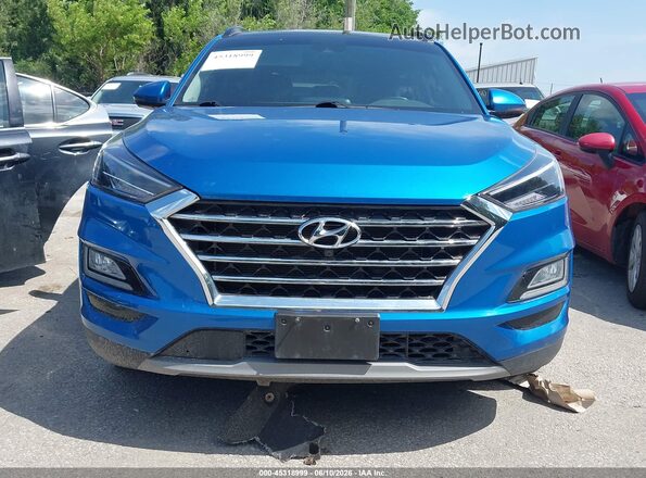 KM8J3CAL5KU839719 2019 HYUNDAI TUCSON Blue წინა ხედი