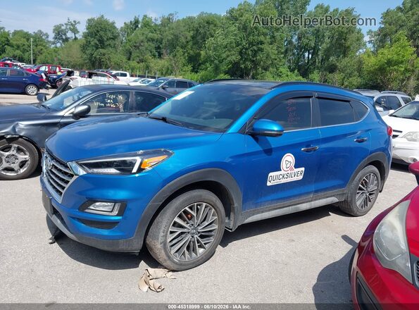 KM8J3CAL5KU839719 2019 HYUNDAI TUCSON Blue სალონის 360-გრადუსიანი ხედი