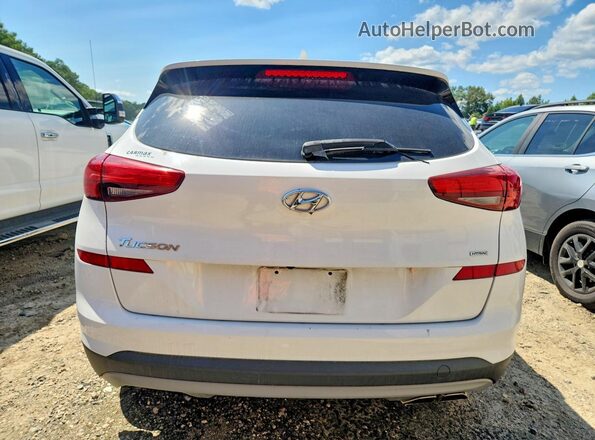 KM8J3CAL5KU930313 2019 HYUNDAI TUCSON White უკანა ხედი