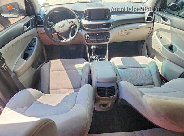 KM8J3CAL5KU930313 2019 HYUNDAI TUCSON White წინა პანელის ხედი