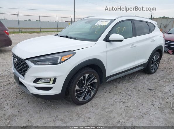 KM8J3CAL5LU176461 2020 HYUNDAI TUCSON White Vista tres cuartos delantera izquierda