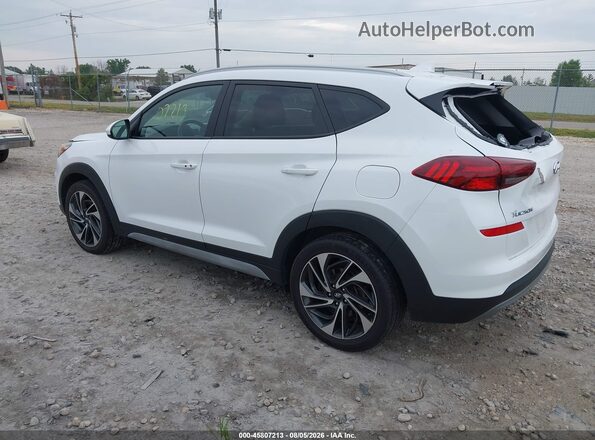 KM8J3CAL5LU176461 2020 HYUNDAI TUCSON White Trasero izquierdo