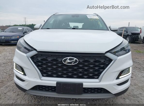KM8J3CAL5LU176461 2020 HYUNDAI TUCSON White Vista del cuadro de instrumentos