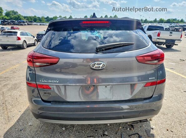 KM8J3CAL6KU968066 2019 HYUNDAI TUCSON Gray Հետևի տեսք