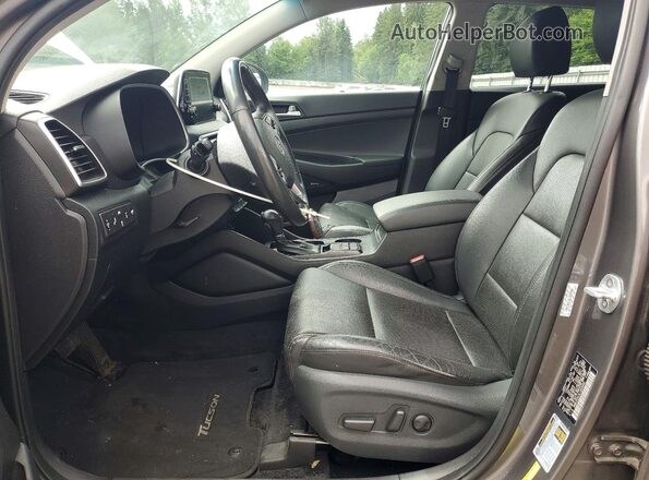 KM8J3CAL6LU248400 2020 HYUNDAI TUCSON Gray წინა სალონის ხედი