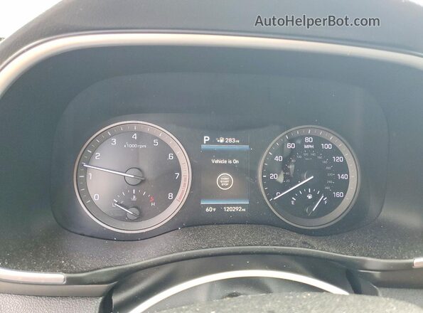 KM8J3CAL6LU248400 2020 HYUNDAI TUCSON Gray ხელსაწყოთა პანელის ხედი