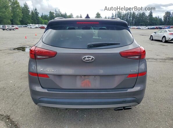 KM8J3CAL6LU248400 2020 HYUNDAI TUCSON Gray უკანა ხედი