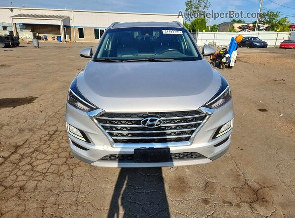 KM8J3CAL6MU377772 2021 HYUNDAI TUCSON Silver Widok z przodu