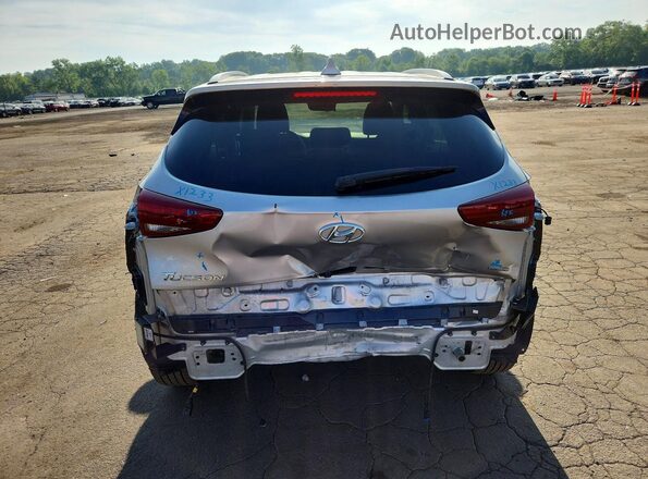 KM8J3CAL6MU377772 2021 HYUNDAI TUCSON Silver Widok z tyłu