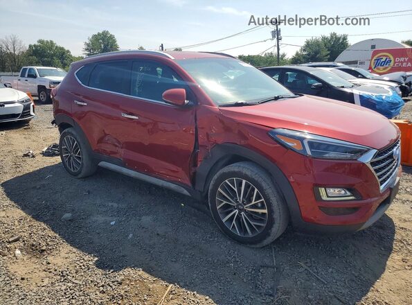 KM8J3CAL6MU412150 2021 HYUNDAI TUCSON Красный Передняя правая четверть