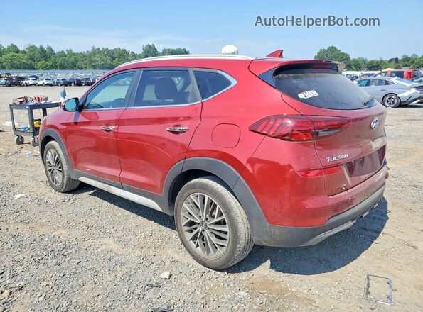 KM8J3CAL6MU412150 2021 HYUNDAI TUCSON Красный Задняя левая четверть
