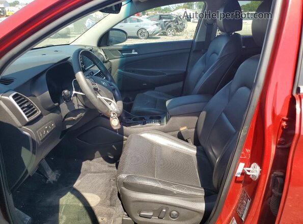 KM8J3CAL6MU412150 2021 HYUNDAI TUCSON Красный Вид салона спереди