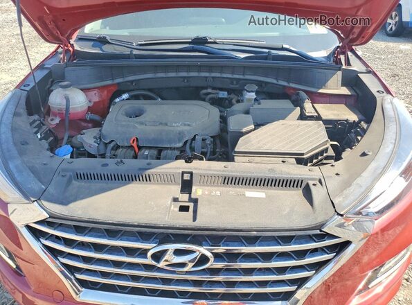 KM8J3CAL6MU412150 2021 HYUNDAI TUCSON Красный Вид подкапотного пространства