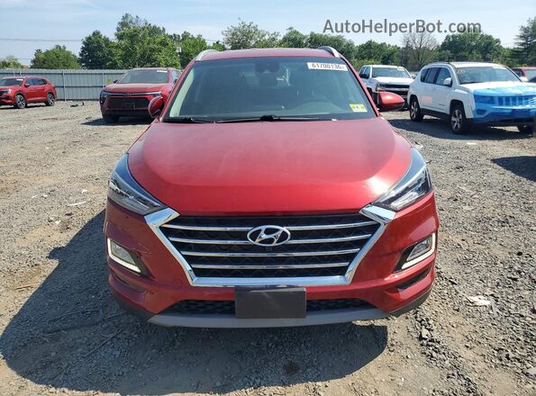 KM8J3CAL6MU412150 2021 HYUNDAI TUCSON Красный Вид спереди
