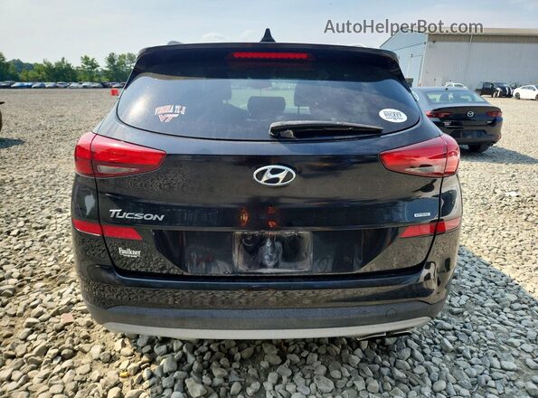 KM8J3CAL7KU846946 2019 HYUNDAI TUCSON Black Widok z tyłu