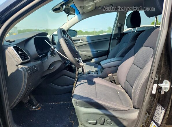 KM8J3CAL7KU846946 2019 HYUNDAI TUCSON Black Widok wnętrza z przodu