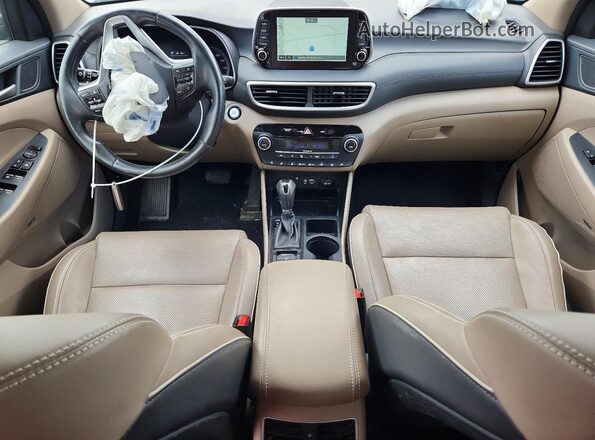 KM8J3CAL7LU232321 2020 HYUNDAI TUCSON Black წინა პანელის ხედი