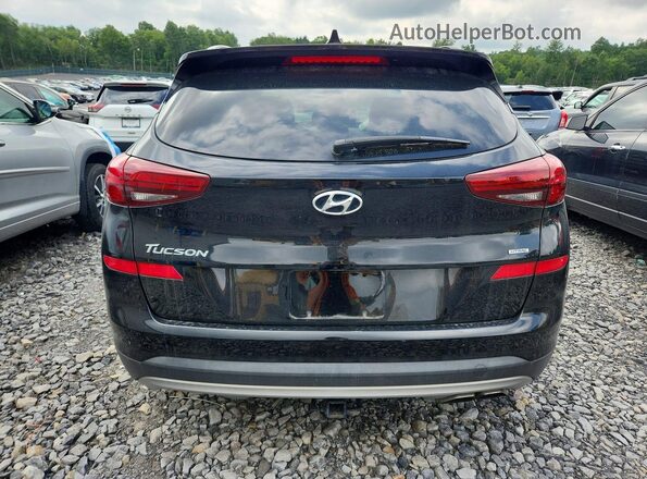 KM8J3CAL7LU232321 2020 HYUNDAI TUCSON Black უკანა ხედი