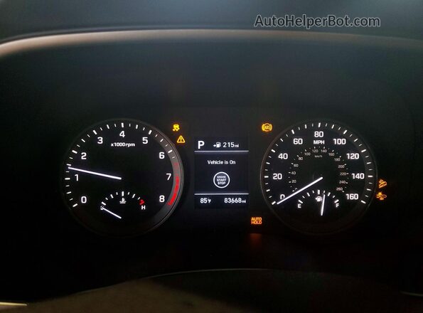 KM8J3CAL7LU254397 2020 HYUNDAI TUCSON Gray Widok zestawu wskaźników