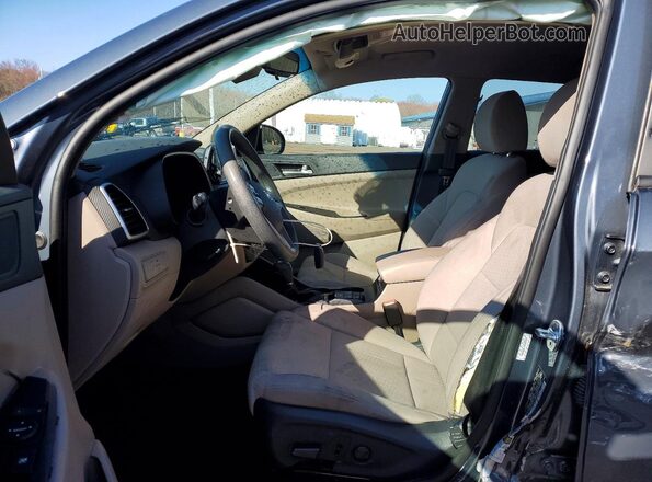 KM8J3CAL7MU284632 2021 HYUNDAI TUCSON Charcoal წინა სალონის ხედი