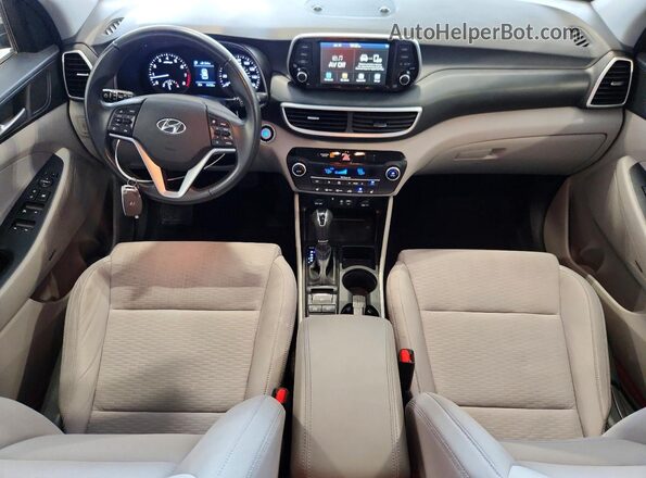 KM8J3CAL7MU314499 2021 HYUNDAI TUCSON Black Widok deski rozdzielczej