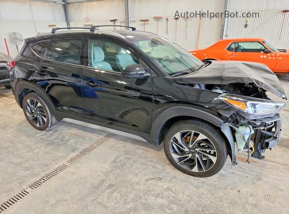 KM8J3CAL7MU314499 2021 HYUNDAI TUCSON Black Przód prawy