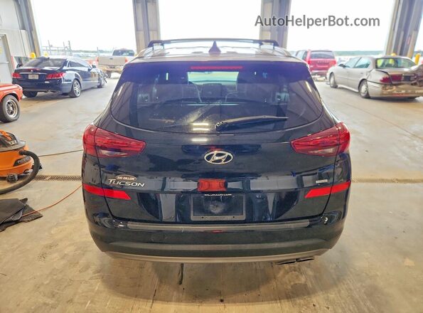 KM8J3CAL7MU314499 2021 HYUNDAI TUCSON Black Widok z tyłu