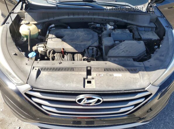 KM8J3CAL8JU770474 2018 HYUNDAI TUCSON Black Widok komory silnika