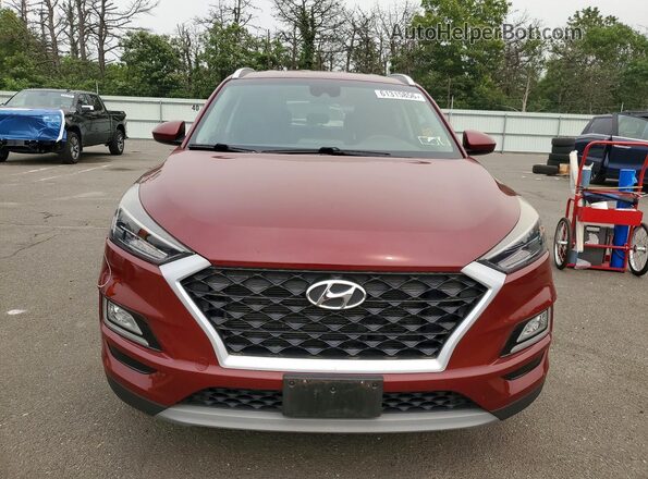 KM8J3CAL8KU851735 2019 HYUNDAI TUCSON Burgundy Դիմացի տեսք