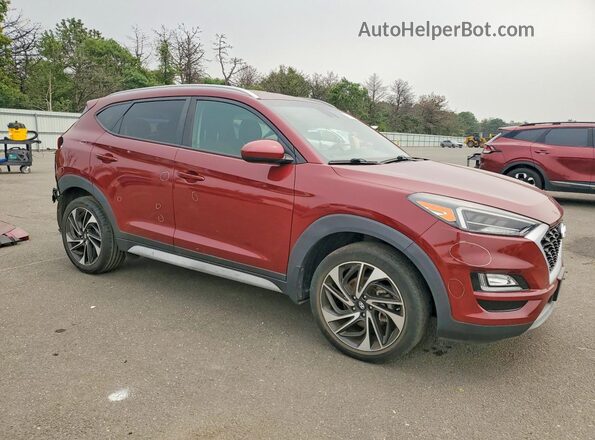 KM8J3CAL8KU851735 2019 HYUNDAI TUCSON Burgundy Առջևի աջ