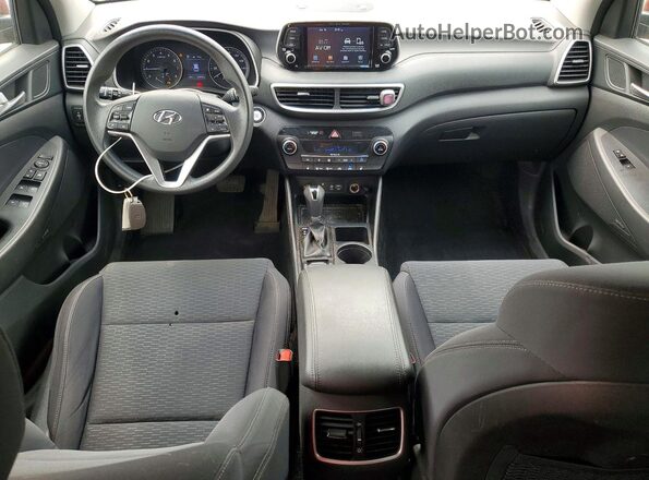 KM8J3CAL8KU851735 2019 HYUNDAI TUCSON Burgundy Առջևի վահանակի տեսք