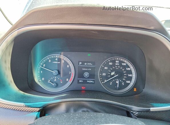 KM8J3CAL8KU968862 2019 HYUNDAI TUCSON Серый Вид щитка приборов