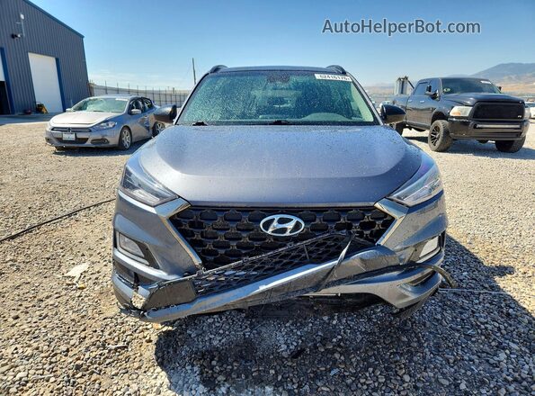 KM8J3CAL8KU968862 2019 HYUNDAI TUCSON Серый Вид спереди