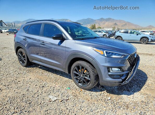KM8J3CAL8KU968862 2019 HYUNDAI TUCSON Серый Передняя правая четверть