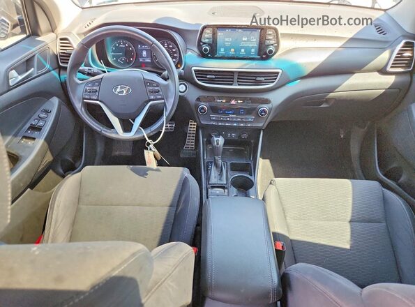 KM8J3CAL8KU968862 2019 HYUNDAI TUCSON Серый Вид панели приборов