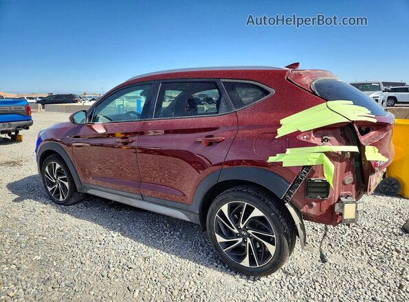 KM8J3CAL9KU965422 2019 HYUNDAI TUCSON Red Հետևի ձախ