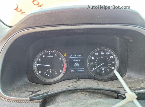 KM8J3CAL9KU965422 2019 HYUNDAI TUCSON Red Սարքավորումների վահանակի տեսք
