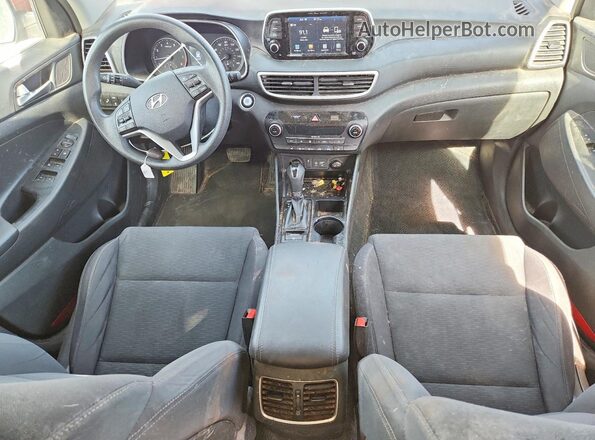 KM8J3CAL9KU965422 2019 HYUNDAI TUCSON Red Առջևի վահանակի տեսք