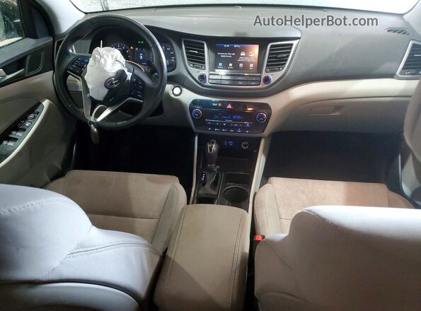 KM8J3CALXJU763834 2018 HYUNDAI TUCSON Black Dashboard view