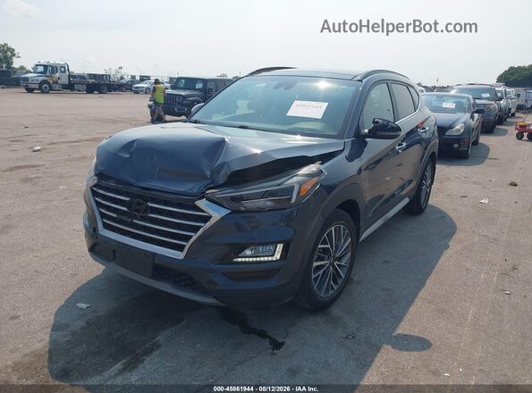 KM8J3CALXKU016963 2019 HYUNDAI TUCSON Blue წინა ხედი