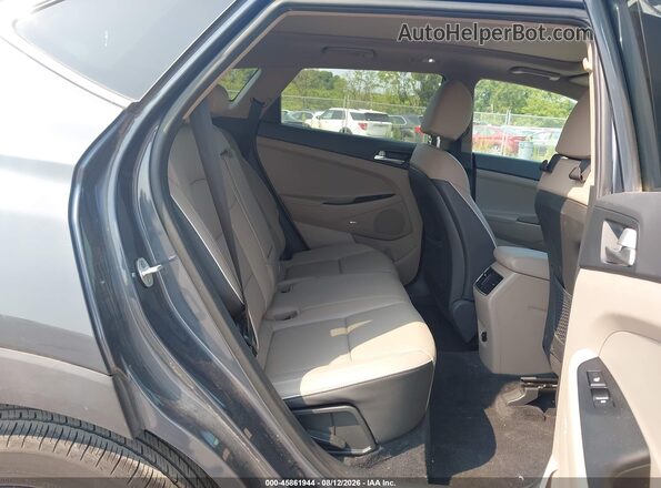 KM8J3CALXKU016963 2019 HYUNDAI TUCSON Blue VIN კოდის სტიკერის ხედი