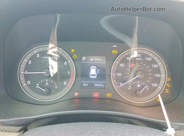 KM8J3CALXKU993519 2019 HYUNDAI TUCSON Brown Vista del cuadro de instrumentos