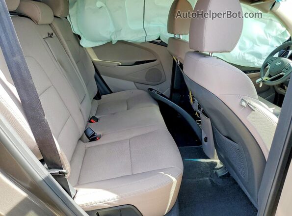 KM8J3CALXKU993519 2019 HYUNDAI TUCSON Brown Vista interior trasera